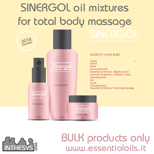 SINERGOL Oil Mixtures For Total Body Massage